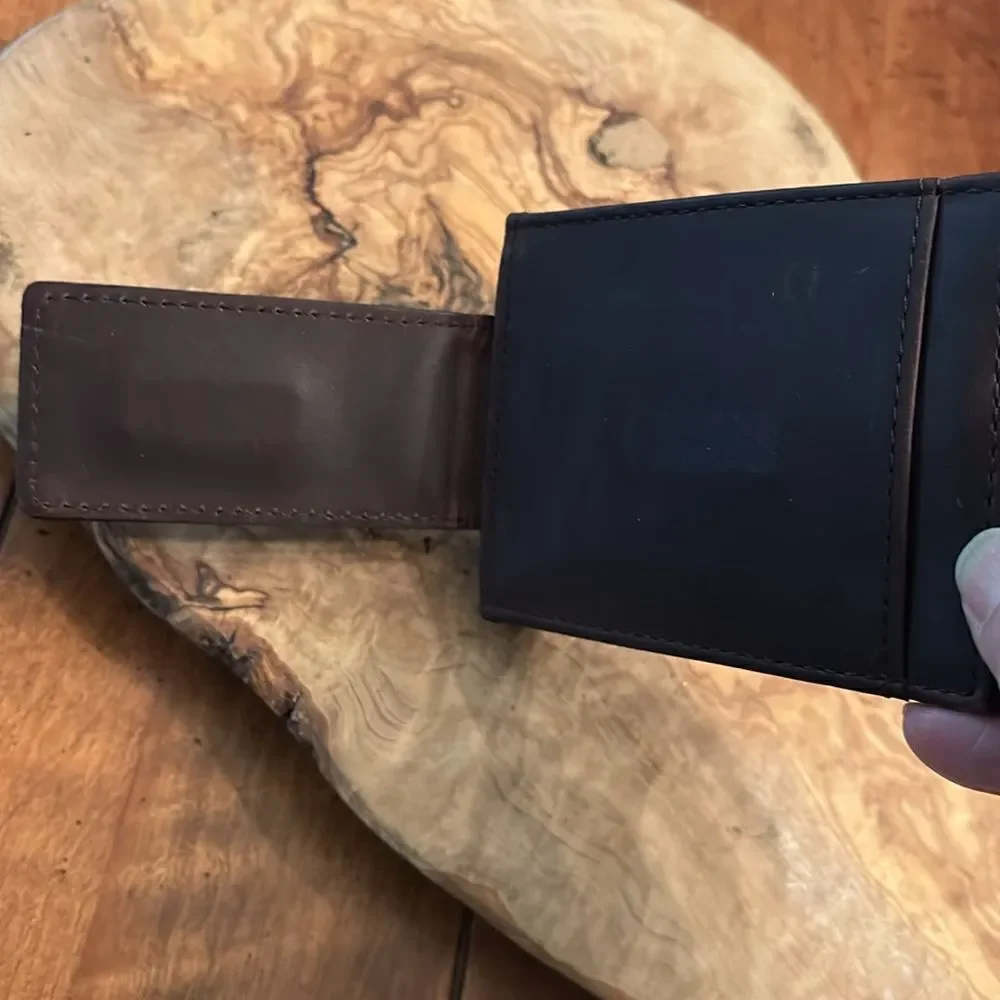 Carhartt - Men's Oil Tan Leather Front Pocket Leather Wallet